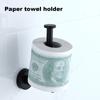 Silver Black Robe Hook Towel Rails Bar Rack Shelf Tissue Paper Holder Stainless Steel Bathroom Hardware Set Drill Accessories