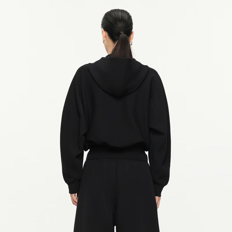 JNBY 2024 Autumn Hooded Loose Pullover Sweatshirt