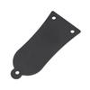 3 Holes Metal Rod Cover with Screws Guitar Bass Replacement(Black)