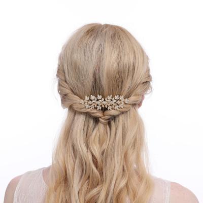 Accessoires de Cheveux de Mariée Style Coréen Européen et Américain Couronne de Princesse Tiare de Mariage Peigne à Cheveux Zircon