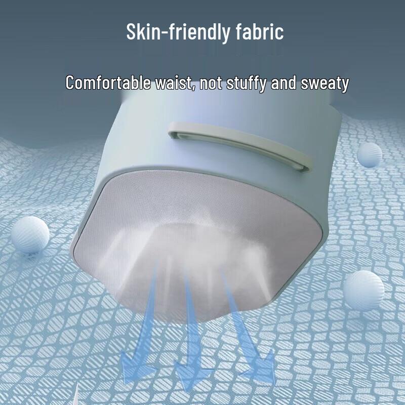 HEZHENG Upgraded Dual-Head Percussion Waist Massager CN plug (adapter included)