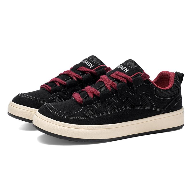 Autumn Men'S New Casual Flat-Sole Sneakers Retro Minimalist Versatile Casual Sports Shoes Non-Slip And Wear-Resistant