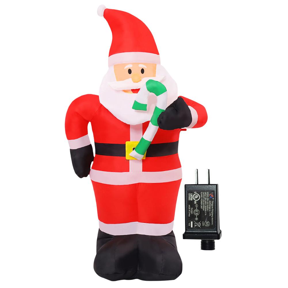 

Рождественский надувной Санта-Клаус Снеговик Встроенный светодиодный светильник Рождественское украшение для сада Декор Рождественский внутренний наружный орнамент