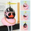 Luminous Airscrew Helmet Standing Duck Broken Wind Small Yellow Duck Motorbike Bicycle Cycling Light Moto Motorcycle Accessories