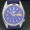 AUTOMATIC VINTAGE REFURBISHED SEIKO 5 JAPAN MENS BLUE COLOR DIAL WATCH a440543-4 Sk-a440543