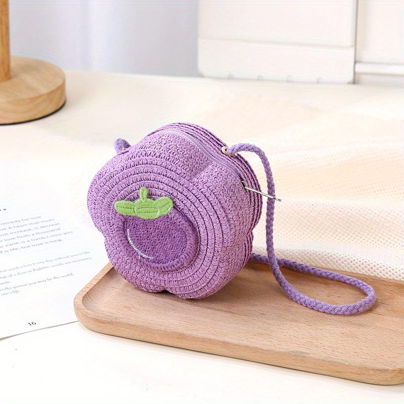 12cm Children's Crossbody Bag - Cute Fruit Design, Lightweight and Stylish Beach Vacation Handbag, Casual Crossbody Bag