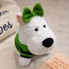 23cm Cartoon Cute West Highland Plush Doll High Quality Rainbow Hat Bow Dress up Dog Plush Toy Home Decoration For Children