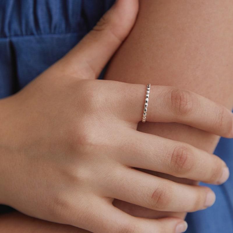 TATIANA (Silver 925) Egg Line Ring CR1831