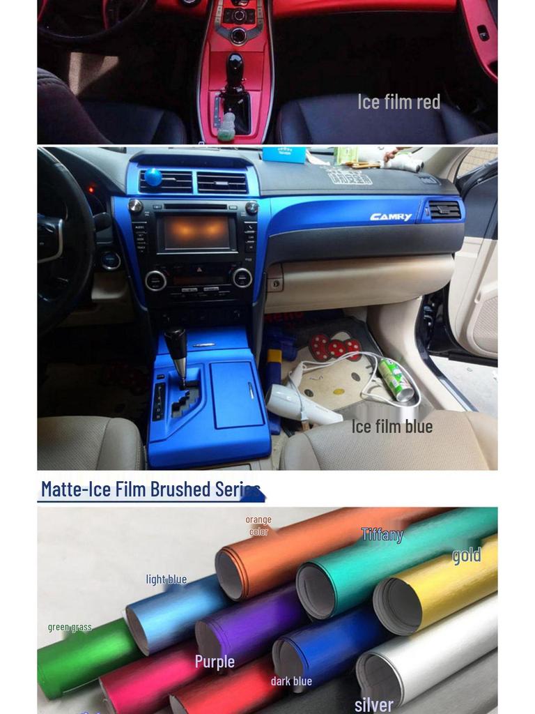 Kia KX5 (2019-2021) Starry Sky Console Wrap Sticker - Interior Protection & Decoration