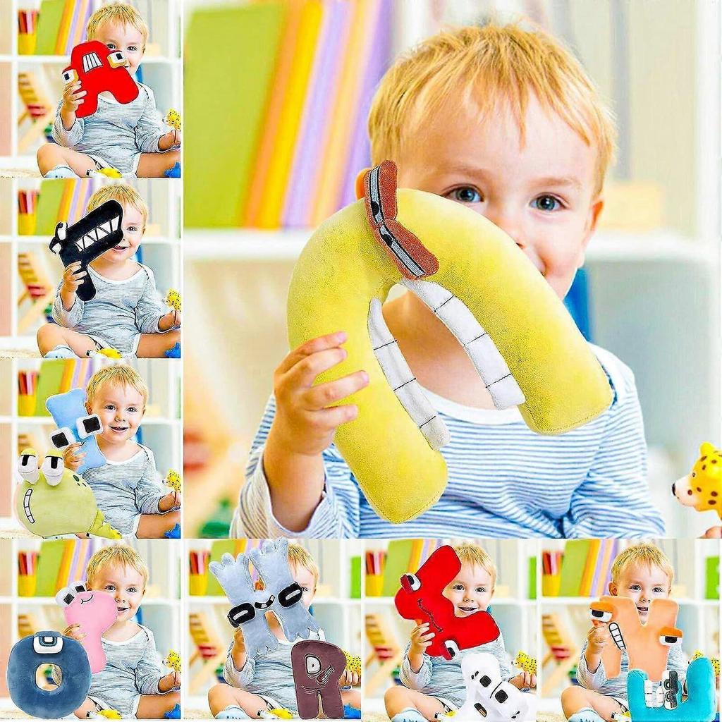 26-piece Lore Educational Alphabet Plush Toy Set: Soft Plush Animal Toys Ideal for Early Childhood Learning