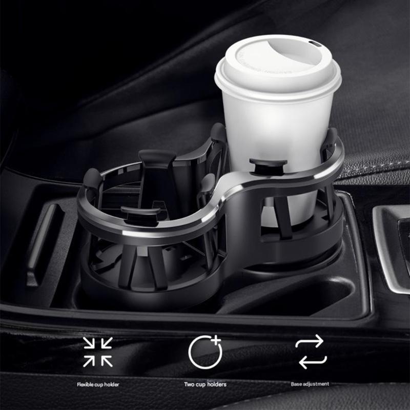 Easy to Clean ABS Materials Car Drink Holder for Long Lasting Use Organized Cabin Storage Solution Preventing Spills During Travel