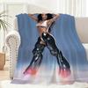 Singer K-Katy Perry Album Throw Lightweight 240g Flannel Blanket Soft Skin-friendly for Summer Cooling