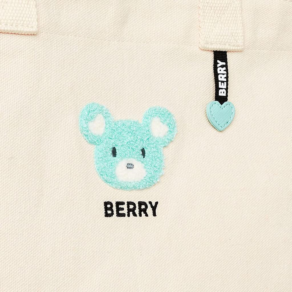 Berry Girls BERRY Embroidered Shoulder Tote Bag TBR-30644 Mint