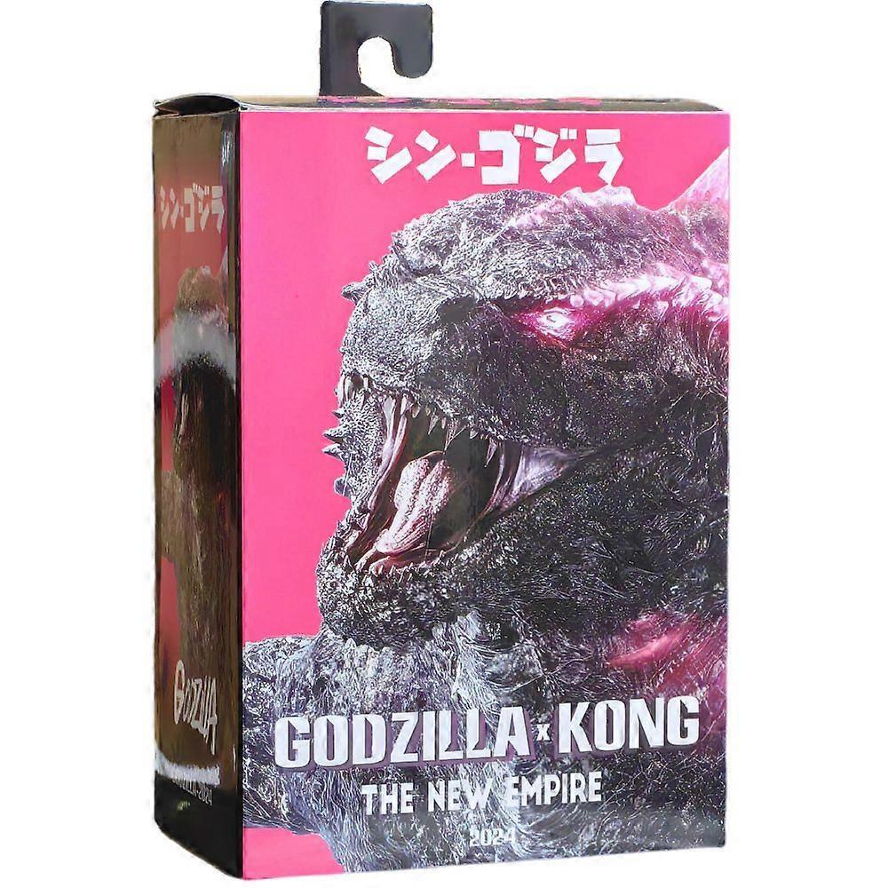 NECA 2024 Godzilla Vs Kong Burning Godzilla Model Toy 16CM Box Set