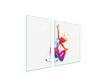 SZKLANA PŁYTA OCHRONNA NA KUCHENKĘ 90x52 BIAŁA