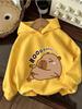 Lovely Capybara Kids Sweatshirt Hoodie Summer Cartoon Crewneck