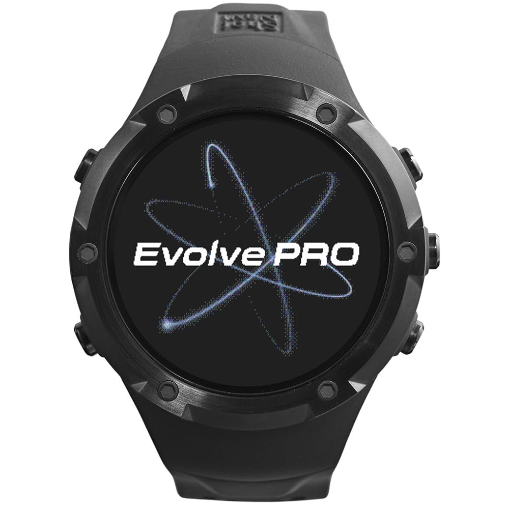 ShotNavi Evolve PRO Black Large Color LCD Screen Latest GPS Chip GPS Golf Navigation Golf Rangefinder Golf Watch FF (ShotNavi) "M10"