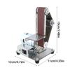 Compact Belt Grinder Small Belt Grinding Tool Simple Operate for Sharpening & Sanding Tasks Featuring 7 Speed Setting