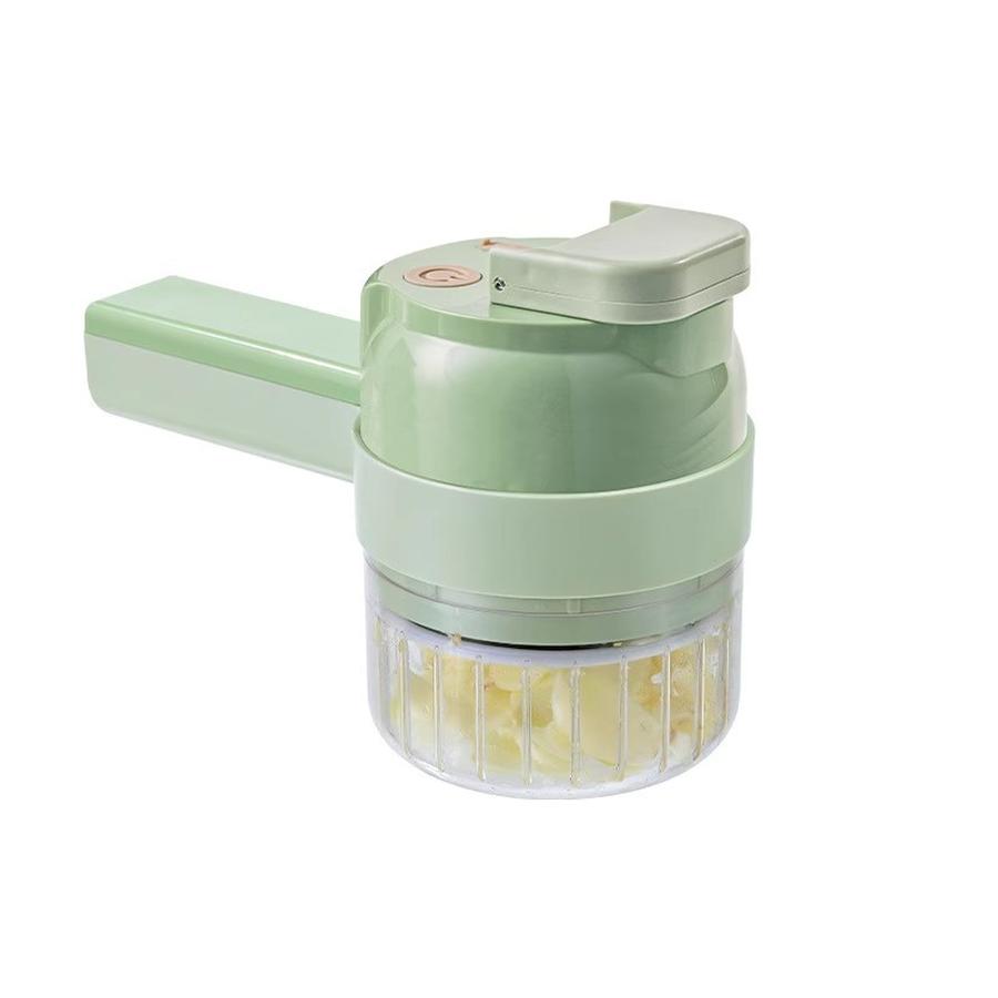 Multifunctional Vegetable Chopper Chili Ring Onion Slicer Ginger Paste Garlic Slices Electric Garlic Crusher Artifact