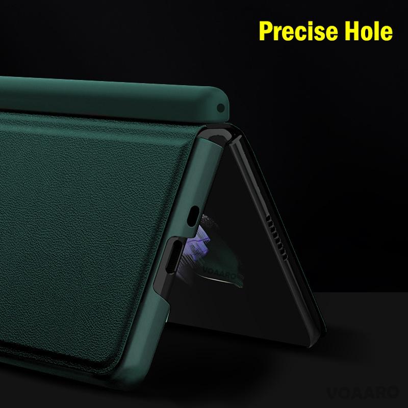 Pouzdro pro Samsung Galaxy Z Fold 4 5g Pouzdro Vyklápěcí Kryt z Pravé Kůže Boční Odnímatelný Držák Slotu na Pero Pro Pouzdro Samsung Z Fold 4