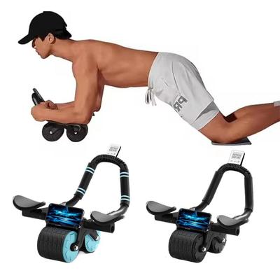 1pcs Ab Roller with Elbow Support - Auto-Return Wheel & Knee Pads for Safer Core Workouts