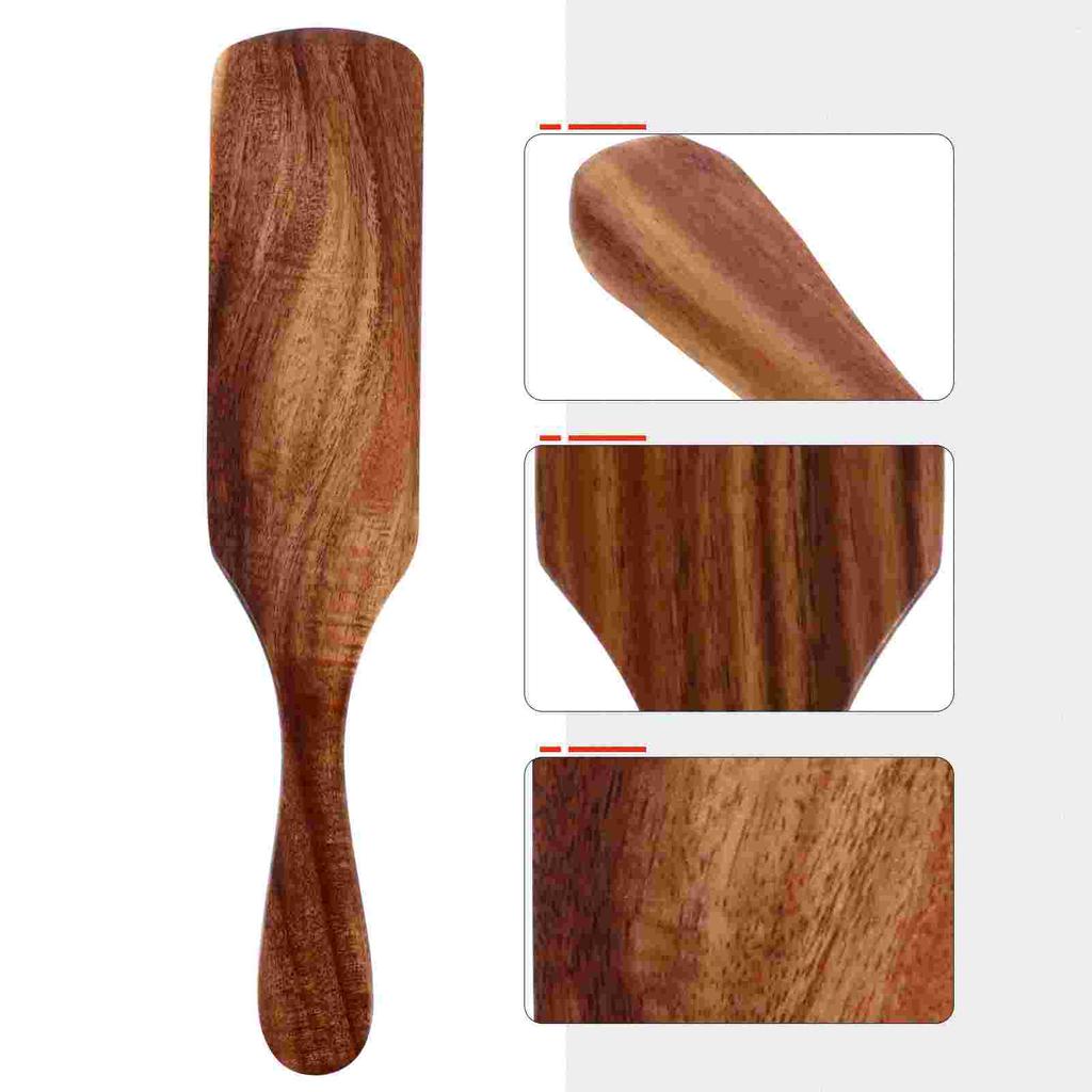 Handle European Style Long Wooden Serving Utensils Cooking Tool Blender Pastry