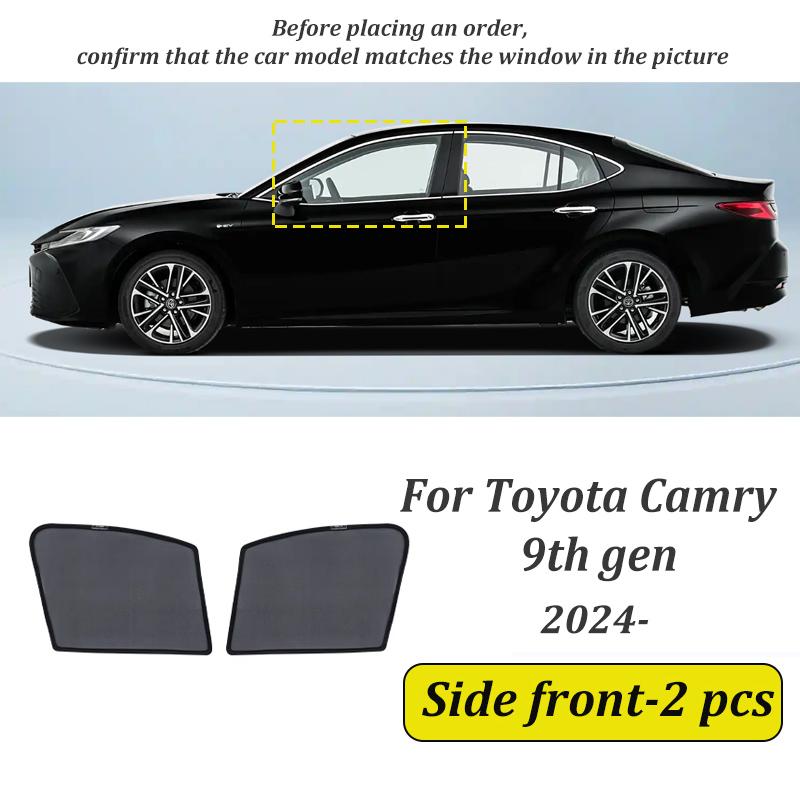 LINNUNU Tenda Magnetica per Auto Parasole Finestrino Laterale Rete Parasole Estivo Protezione UV per toyota camry 8ª 9ª gen 2018-2024 25