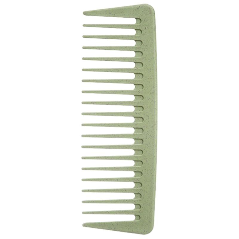 Reisefreundlicher Haarkamm mit breiten Zinken für sanftes Entwirren und minimale Haarausfall Sicherer Plastikkamm für Damen und Herren