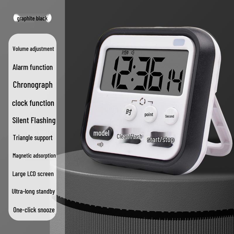 Children's Time Management Kitchen Timer: Countdown Electronic Alarm Clock
