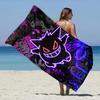 Children'S Bath Towel Gengar Towel Theme Beach Blanket Quick Dry Soft Swimming Towel For Beach Pool Bathyoga