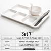Chinese Melamine Compartment Dinnerware Set