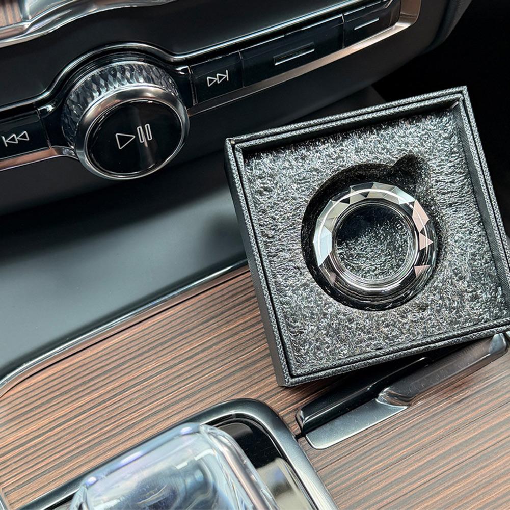 Interior Upgrade Volume Knob Cover Car Audio Control Car Volume Adjustment Knob Cover Direct Replacement Scratch Resistant