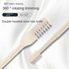1Set Portable Manual Nose Hair Removal Kit for Men and Women, Washable 360 Degree Rotary Nose Hair Trimmer