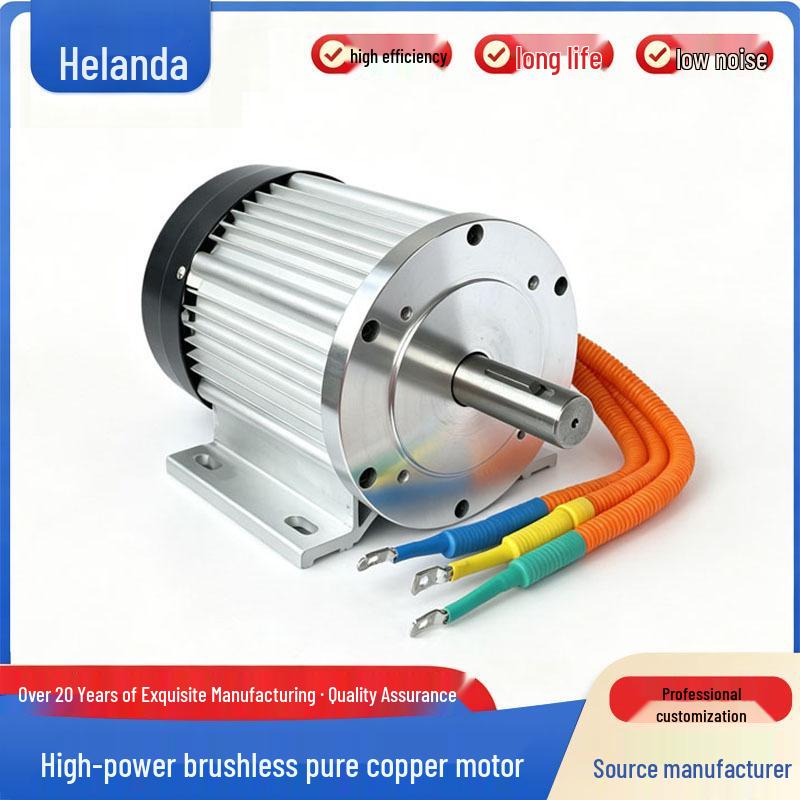 5000W Super High Power DC Brushless Motor Extruder, 60V/72V, with Pure Copper Wire