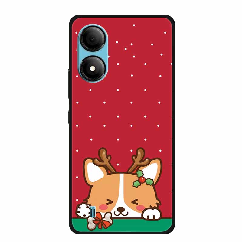 

Christmas Cover For ZTE Blade A33S Case A53 Pro / A53Plus A51 A71 A52 A53 A31 Lite Lovely Soft TPU Silicone Covers for BladeA52 ZTE Blade A31