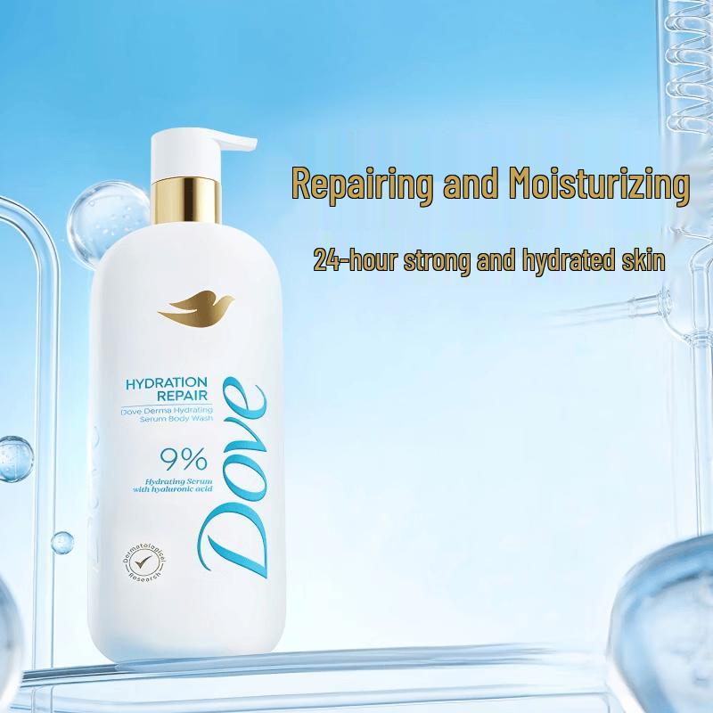 Dove Advanced Hydration Hyaluronic Acid Essence Shower Milk 500g