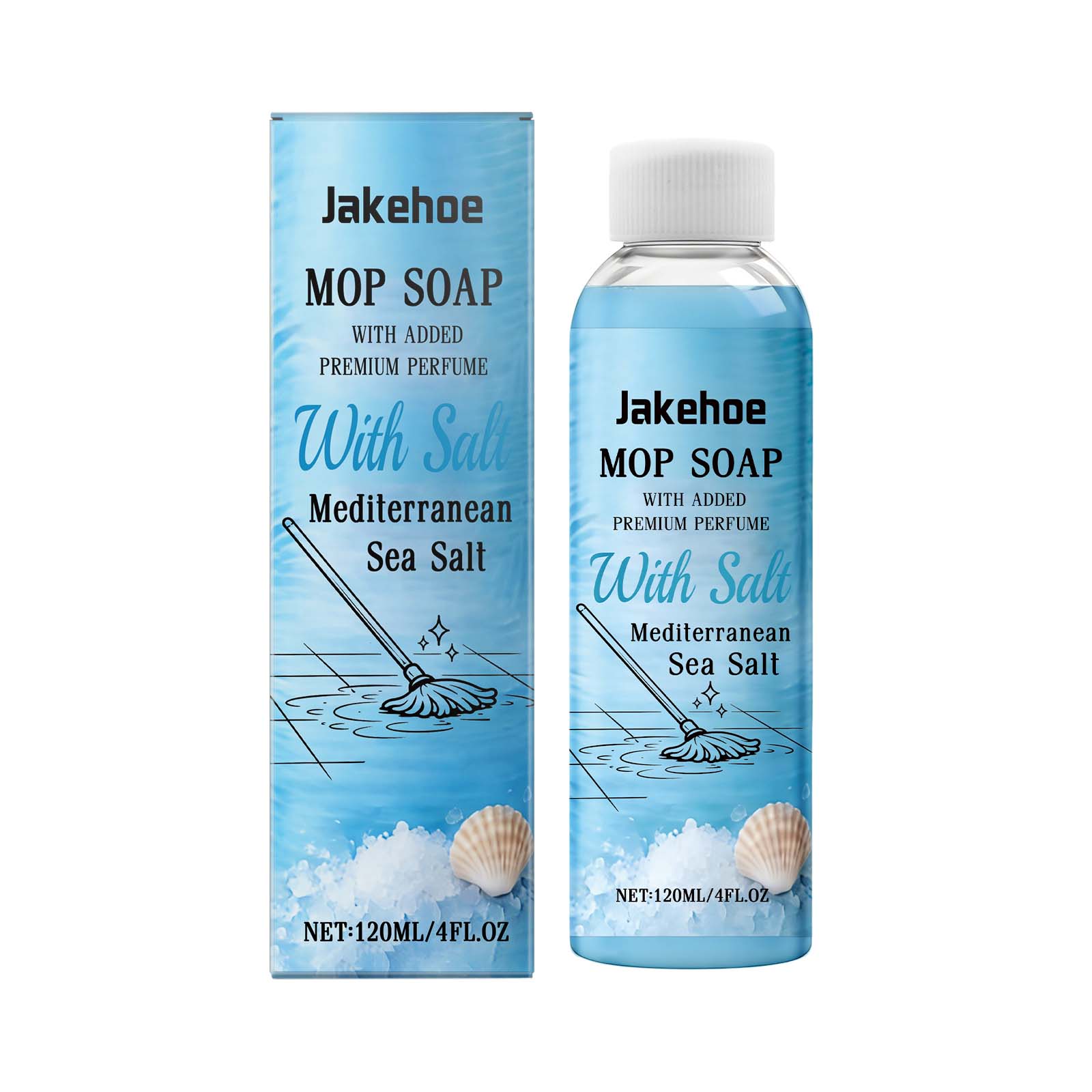 

Sea Salt Scent Universal Floor Cleaner Tile Wood Care Quick Dry Shine Protection Care Solution for Home Tiles and Wood Floors 120ml