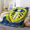 LUFC Soccer Blanket, High Quality Comfortable for All Seasons, Home Decor, Warmth and Comfort