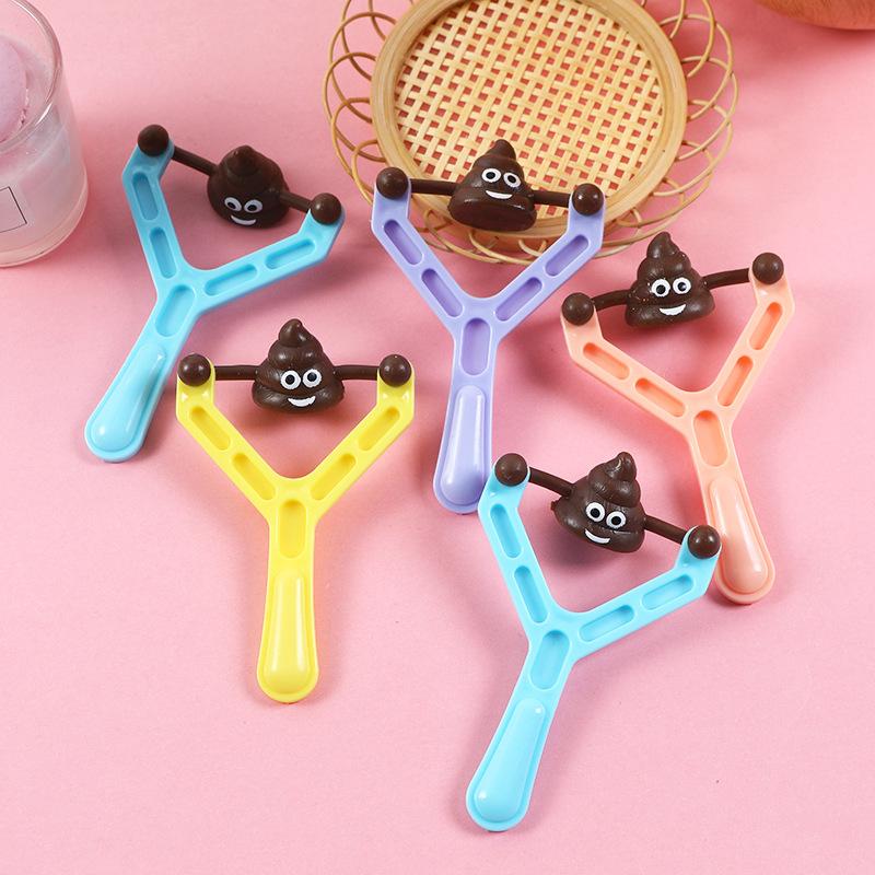 1pcs Fun Colorful Shooting Fake Poop Toys For Kids Birthday Party Favor Bag Piñata Filler Boys Girls Party Gifts Supplies