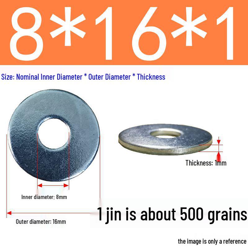 Galvanized Oversized Metal Washers M3-M60