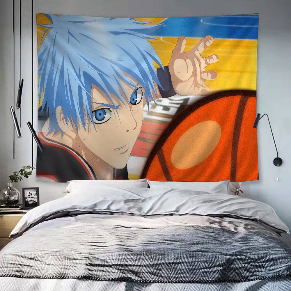 

Kuroko No Basket Cartoon Tapestry Hippie Flower Wall Carpets Dorm Decor Art Home Decor 74x94cm(29x37in)