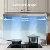 TopStrong 90cm  Ducted/Ductless Range Hood, Activated Carbon Filter , Stainless Steel, 3-Speed Settings, 2W LED Lighting