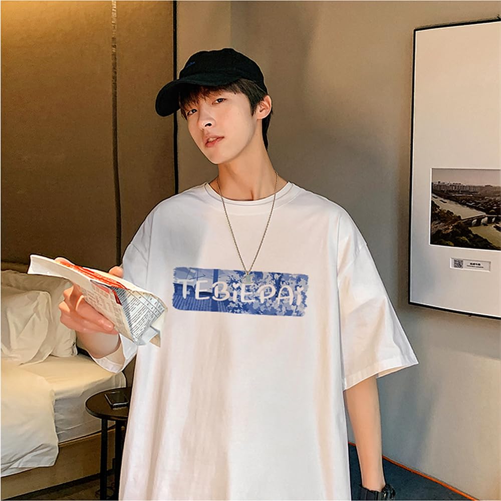 Summer clothes for short sleeve crew large cute bear light and soft stylish spring and summer 2XL [Aaronlive] men, t-shirt, neck, stylish, size,