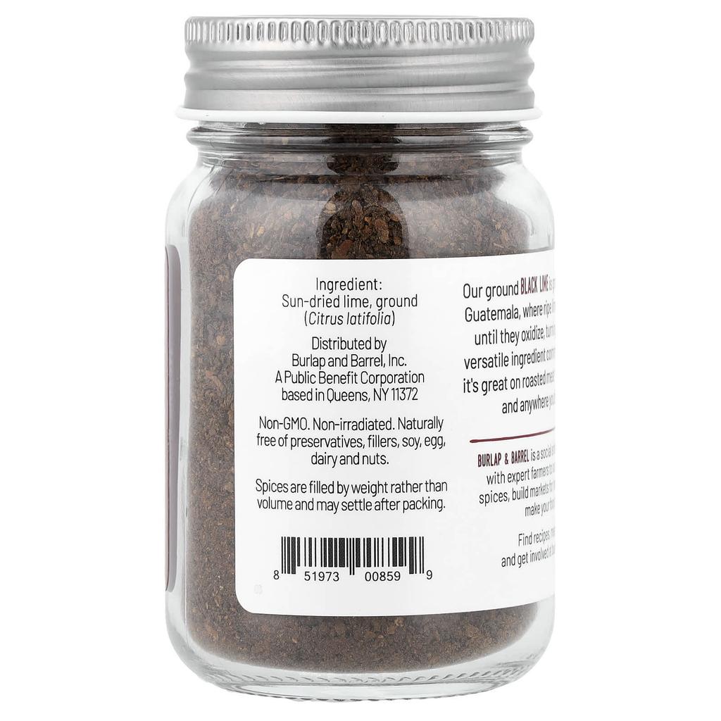 Burlap & Barrel, Black Lime, Crushed Flavor, 79g (2.8oz)