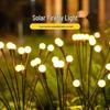 Outdoor Solar Firefly String Lights - Waterproof Decorative Stake Lights for Garden, Lawn, Tree, and Camping.