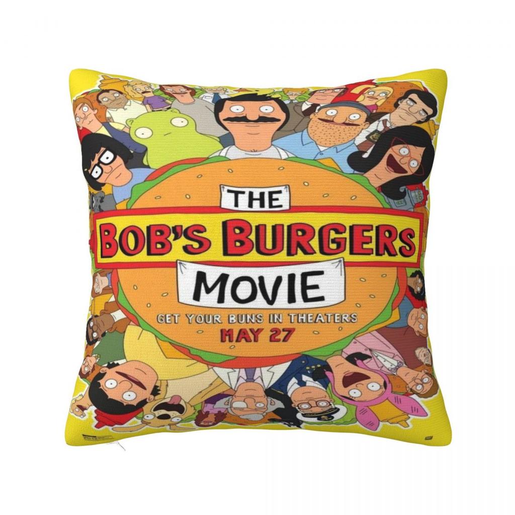 Trendy Car Bobs Funny B-Burgersdecoration Pillowcase Accessories Pillow Covers Square Multiple Sizes