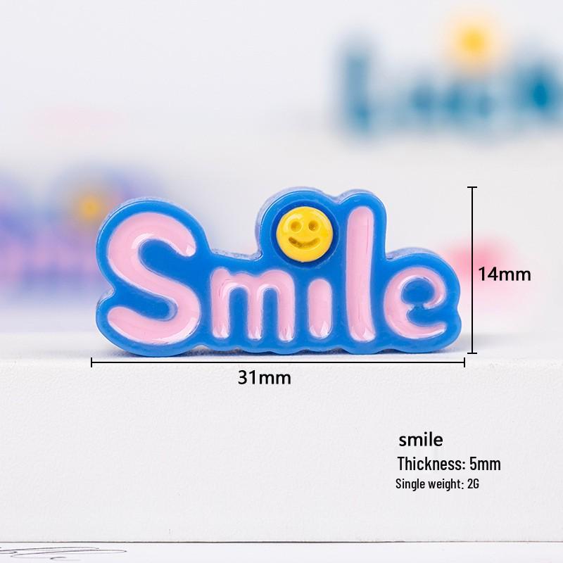 Colorful Epoxy Resin Letter Sign for DIY Projects: Phone Case Decals, Fridge Magnets, Shoe Buckles