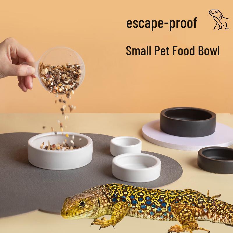 Changbaosen Anti-Escape Ceramic Pet Bowl Small
