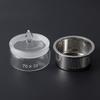 70X35mm Watch Repair Oil Storage Tank Accessories Clean Glass Cup Transparent Bottle Alcohol Cup Watchmakers Tool Component