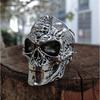 European and American Hip-hop Alien Skull Ring for Men Domineering Ghost Head Ring